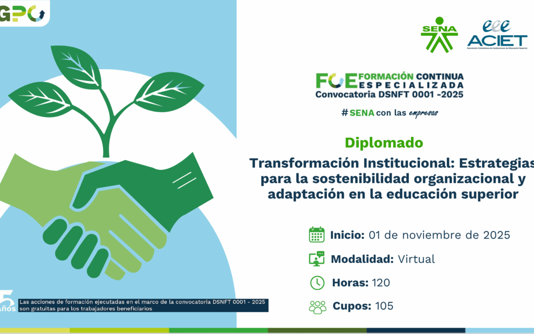 Diplomado Transformación Institucional: Estrategias para la sostenibilidad organizacional y adaptación en la educación superior
